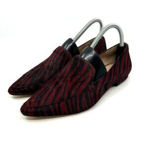 27 Edit Naturalizer Red Tiger Calfhair Loafers Women's 7 US